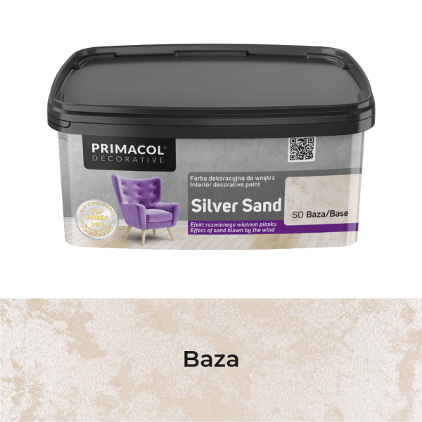 Struktūriniai dekoratyvniai dažai silver sand s0 bazė