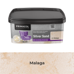 Struktūriniai dekoratyvniai dažai silver sand s3 malaga