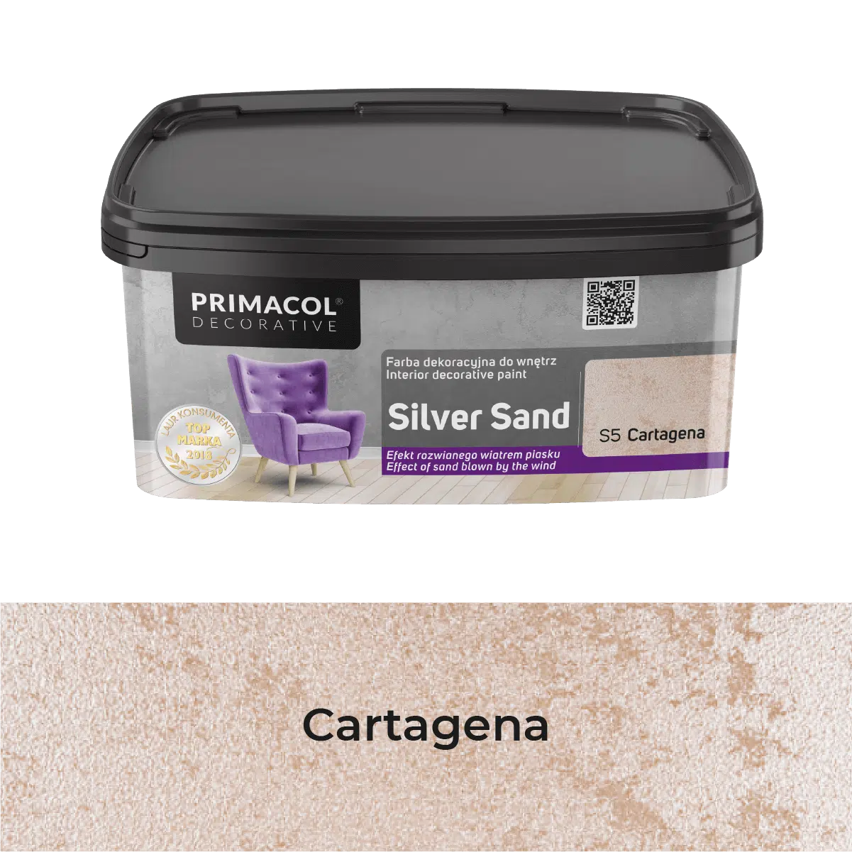 Struktūriniai dekoratyvniai dažai silver sand s5 cartagena