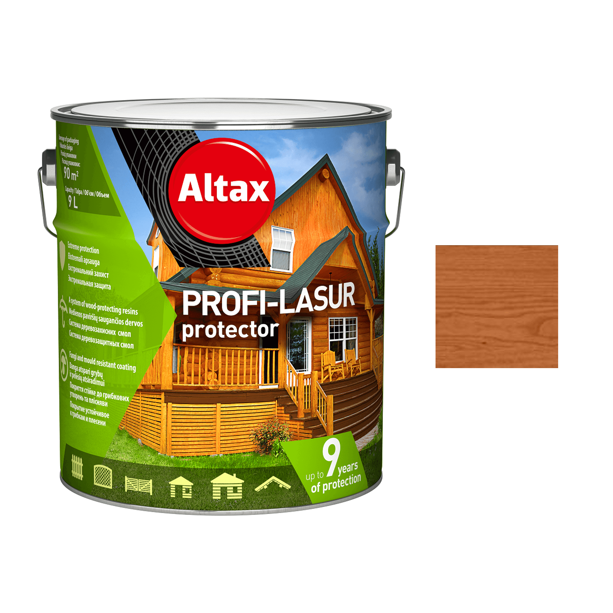 Impregnantas medienai Altax Profi lasur tikas 9l Kategorija: medienos impregnantai