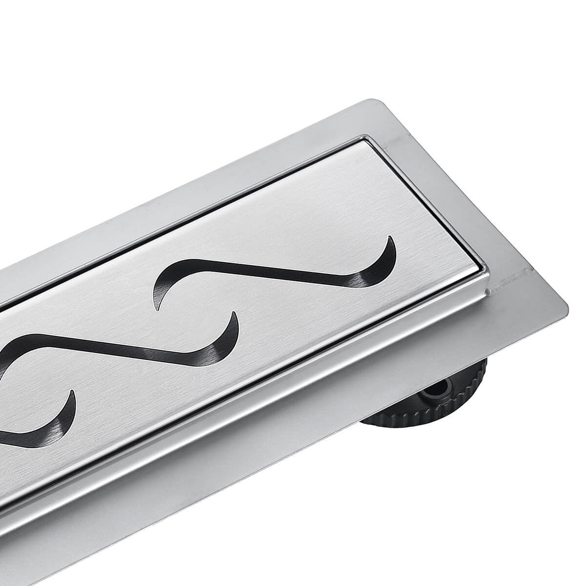 Nerūdijančio plieno dušo latakas wave