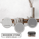 Sienų dekoras Modern stone dekoravimo pasta efektai ir spalvos