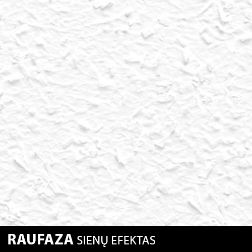Strukturiniai dažai raufaza sienos efektas