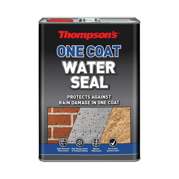 Cementinių ir klinkerinių klinkerio paviršių impregnantas Thompson's One Coat Water Seal. Mineralinių paviršių impregnavimas